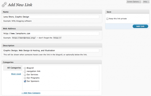 adding-a-new-wordpress-link